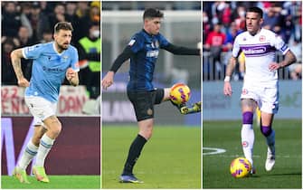 Francesco Acerbi (Lazio), Alessandro Bastoni (Inter), Cristiano Biraghi (Fiorentina), 
