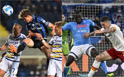Serie A, Napoli-Roma finisce 1-1, Atalanta-Verona 1-2. HIGHLIGHTS