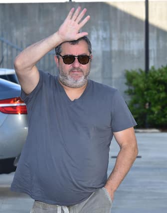  Italian sports agent Mino Raiola arrives at Juventus Medical Center in Turin, Italy, 17 July 2019. Matthijs de Ligt is undergoing medical exams with Juventus ahead  transfer from Ajax.ANSA/ ALESSANDRO DI MARCO