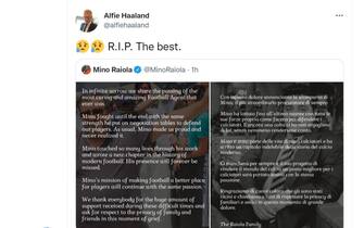 Alfie Haaland ricorda Raiola