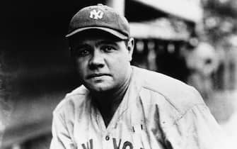 While playing for the New York Yankees, Babe Ruth became baseball's most prominent player and set many records. (Photo by © CORBIS/Corbis via Getty Images)