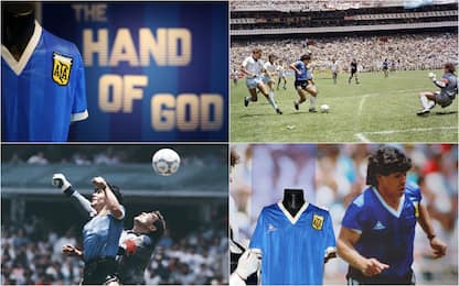 Maradona, la maglia della “Mano de Dios” venduta per 8,8 milioni