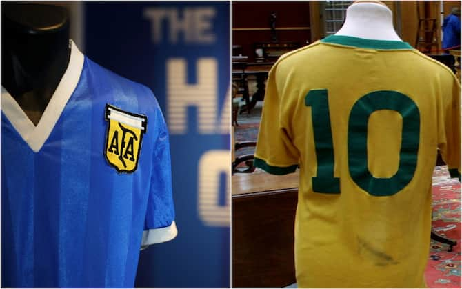 Maradona, la maglia del gol con la “Mano de Dios” venduta per 8,8 milioni  di euro