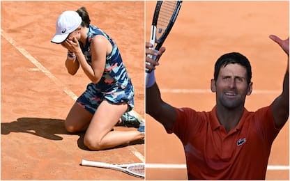 Tennis, Djokovic e Swiatek campioni degli Internazionali d'Italia