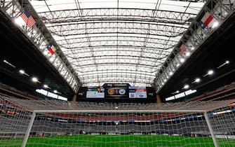 A general view of the back of the field is seen prior to the International Champions Cup soccer match between Manchester City and Manchester United at NRG Stadium on July 20, 2017 in Houston, Texas. / AFP PHOTO / AARON M. SPRECHER        (Photo credit should read AARON M. SPRECHER/AFP via Getty Images)
