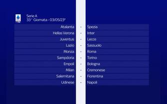 serie a calendario