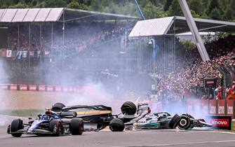 Gp Gran Bretagna, incidente a Silverstone, F1
