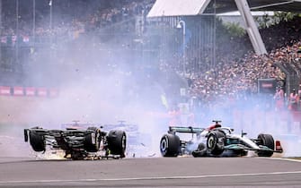 Gp Gran Bretagna, incidente a Silverstone, F1