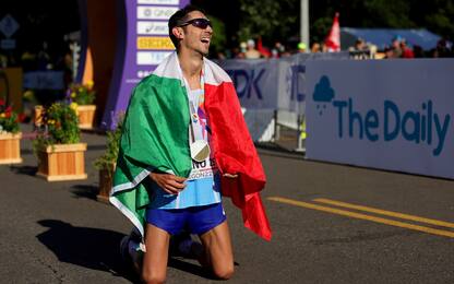 Mondiali di atletica, Massimo Stano oro nella 35 km marcia