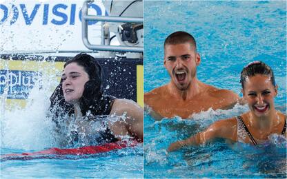 Europei nuoto, oro Pilato (100 rana) e Minisini-Ruggiero (duo libero)