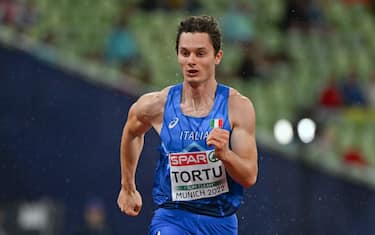 L'atleta italiano Filippo Tortu