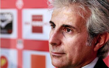 Newly appointed Ajaccio football club assistant-coach Giampiero Ventrone gives a press conference on June 13, 2013 in Ajaccio, during his official presentation along with his head coach. AFP PHOTO / PASCAL POCHARD-CASABIANCA        (Photo credit should read PASCAL POCHARD CASABIANCA/AFP via Getty Images)