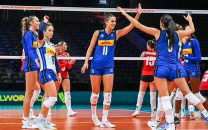 Mondiali volley femminile, le Azzurre vincono 3-0 contro la Cina