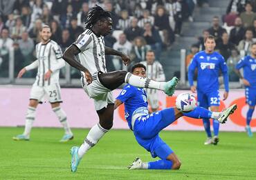 Juventus-Empoli 4-0: segnano Kean, McKennie e Rabiot (doppietta)