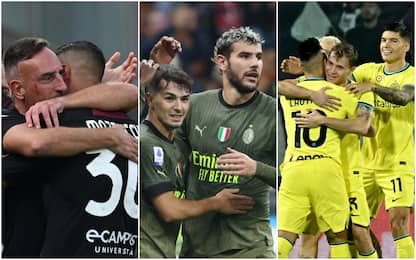 Serie A, Milan-Monza 4-1. L'Inter batte la Fiorentina 4-3. HIGHLIGHTS