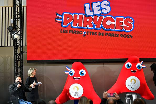 Berretto Olimpiadi Parigi 2024 Doudou - Frigio Rosso, Mascotte Phryges, Bambino - Foto 6