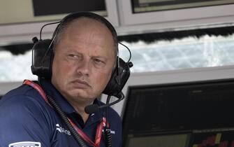 BELGIUM FORMULA ONE GRAND PRIX epa06162640 Frederic Vasseur of France, new team principal of the Sauber F1 Team, attends the second practice session at the Spa-Francorchamps race track near Francorchamps, Belgium, 25 August 2017. The 2017 Formula One Grand Prix of Belgium will take place on 27 August. EPA/VALDRIN XHEMAJ