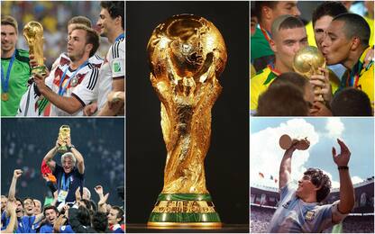 Mondiali calcio, quali squadre hanno vinto di più nella storia. FOTO