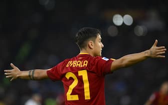Paulo Dybala of A.S. Roma during the 15th day of the Serie A Championship between A.S. Roma vs Torino F.C. on November 13, 2022 at the Stadio Olimpico, Rome, Italy.