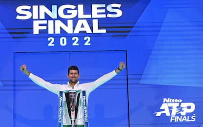 Tennis, Atp Finals a Torino: trionfa Djokovic, Ruud ko in 2 set