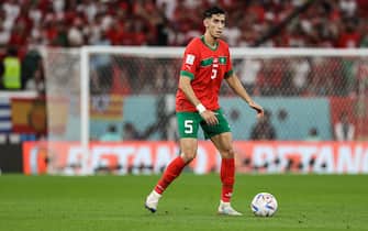 AGUERD Nayef of Morocco during the FIFA WORLD CUP QATAR 2022 football match between Morocco and Spain at Education City Stadium on December 6, 2022 at Doha, QATAR