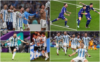 Mondiali, vince l'Argentina: la cavalcata verso la vittoria in 12 foto