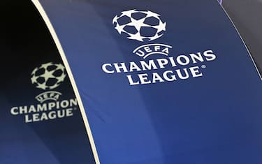 Randmoriv,Champions League Logo, Soccer Champions League FC Bayern Munich-Inter Milan 2-0 Group Stage, 6th matchday on November 1st, 2022, ALLIANZAREN A. ?