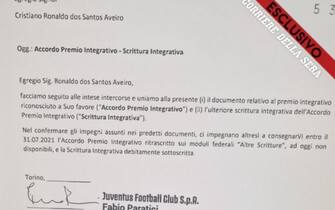 La carta segreta di Cristiano Ronaldo e la Juventus