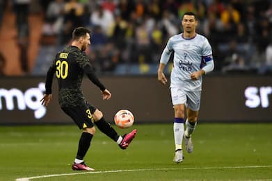 Riyadh XI-Psg 4-5, doppio CR7 risponde a Messi