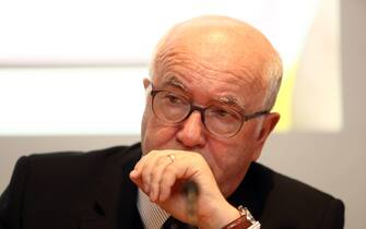 Presentazione alla lega calcio della nuova Rivista Panini Presentazione nuova Rivista Panini - Carlo Tavecchio (Milano - 2018-01-10, Davide Salerno) p.s. la foto e' utilizzabile nel rispetto del contesto in cui e' stata scattata, e senza intento diffamatorio del decoro delle persone rappresentate