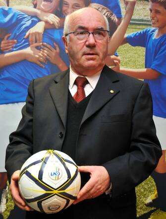 Archivio, ritratti di Carlo Tavecchio candidato alla presidenza della FIGC. In foto Carlo Tavecchio.