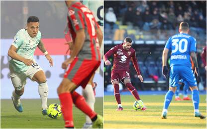 Serie A: Cremonese-Inter finisce 1-2, Empoli-Torino 2-2. LIVE