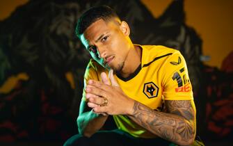 WOLVERHAMPTON, ENGLAND - JANUARY 30: Wolverhampton Wanderers unveil new signing Joao Gomes at Molineux on January 30, 2023 in Wolverhampton, England. (Photo by Jack Thomas - WWFC/Wolves via Getty Images)