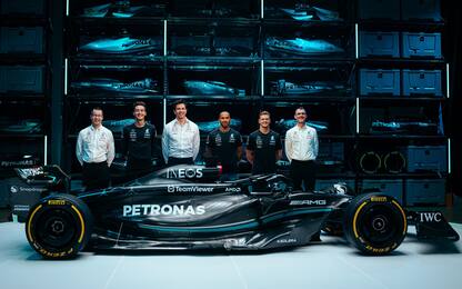 Formula 1, presentata la nuova Mercedes W14 di Hamilton e Russell