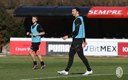 Milan, piccoli Ibrahimovic crescono: Zlatan in campo col figlio Max