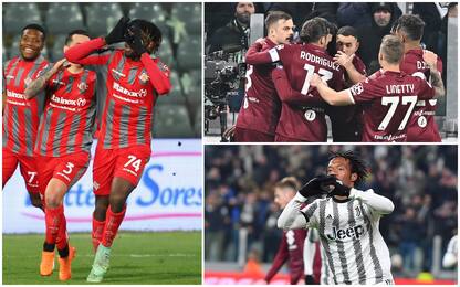 Serie A, Cremonese-Roma 2-1. Juventus-Torino 4-2. VIDEO
