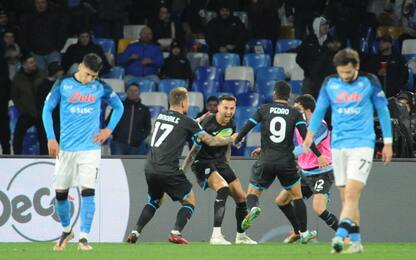 Serie A, Napoli-Lazio 0-1. Decide un gol di Vecino. HIGHLIGHTS