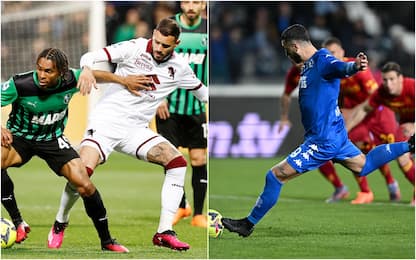 Serie A: Empoli-Lecce finisce 1-0, Sassuolo-Torino 1-1. GLI HIGHLIGHTS