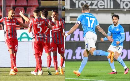 Serie A, Cremonese-Empoli 1-0 e Spezia-Lazio 0-3. HIGHLIGHTS