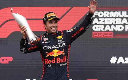 F1, Perez vince il Gp dell'Azerbaijan, poi Verstappen e Leclerc. VIDEO