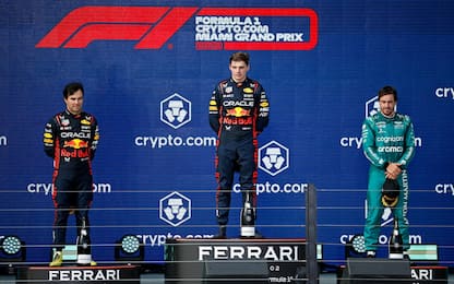 F1, Gp Miami: vince Verstappen davanti a Perez e Alonso. VIDEO