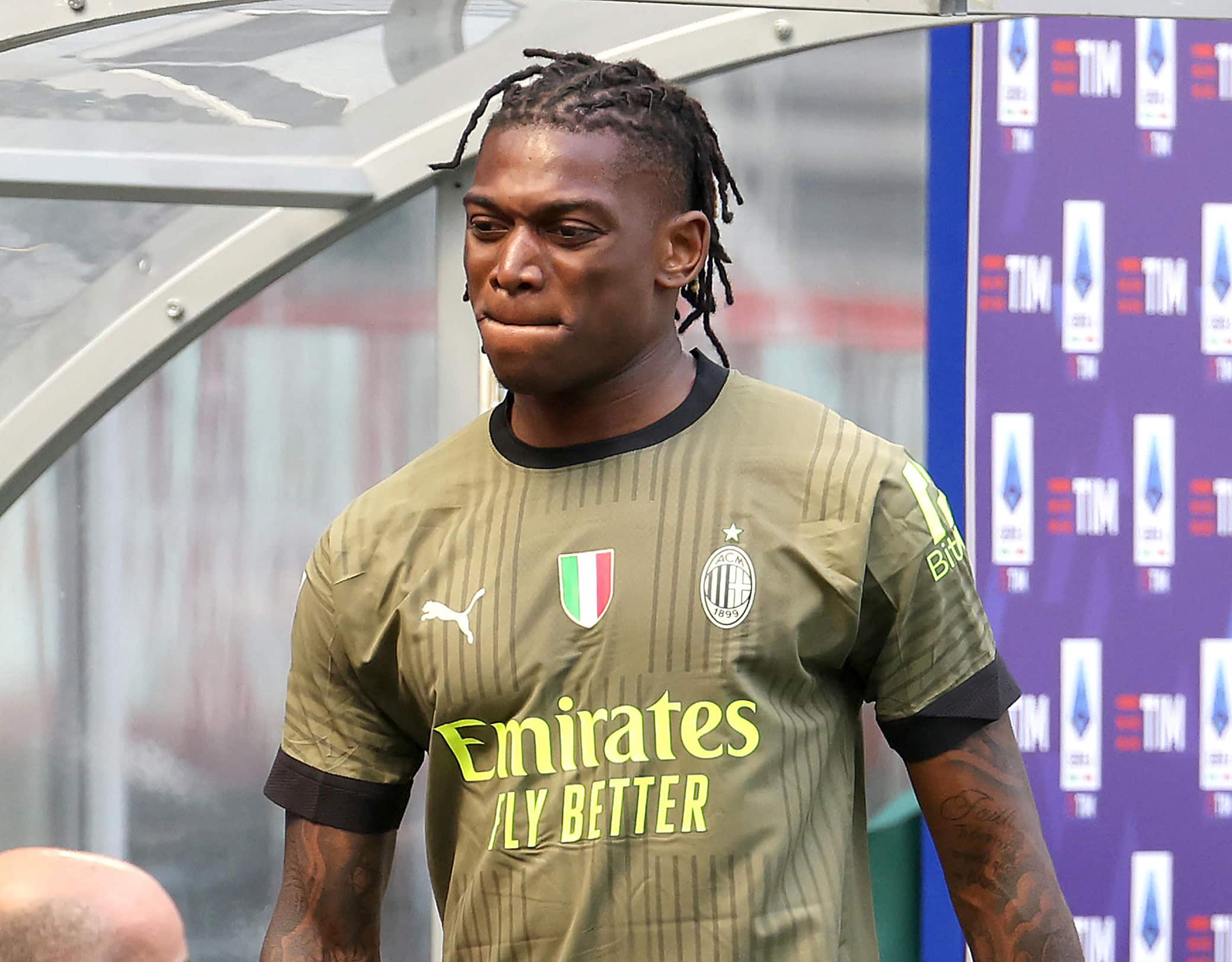 AC Milan’s Rafael Leao leaves the pitch during the Italian serie A soccer match between AC Milan and Lazio at Giuseppe Meazza stadium in Milan, 6 May 2023.
ANSA / MATTEO BAZZI