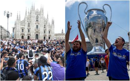 Manchester City-Inter, l’attesa dei tifosi fra Milano e Istanbul. FOTO