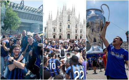 Manchester City-Inter, l’attesa dei tifosi fra Milano e Istanbul. FOTO