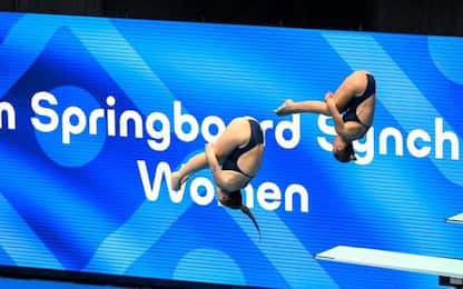 Nuoto, bronzo per Pellacani-Bertocchi nel trampolino da tre metri