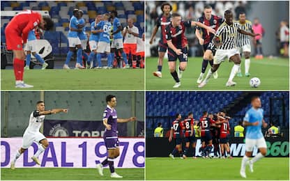 Serie A, ok Napoli e Genoa. Juve-Bologna, Fiorentina-Lecce pari. VIDEO
