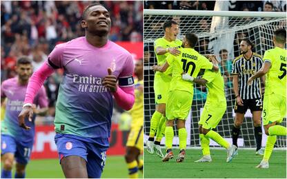 Serie A, oggi tre partite. Milan-Verona 1-0, Sassuolo-Juve 4-2. VIDEO