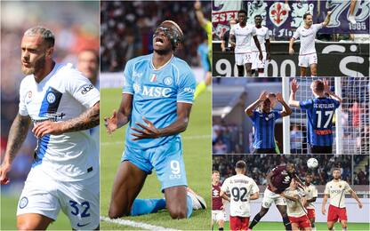 Serie A, ok Inter, Atalanta e Fiorentina. Pari Napoli, Torino-Roma 1-1