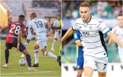 Cagliari-Milan 1-2, Empoli-Salernitana 1-0, Verona-Atalanta 0-1. LIVE