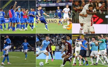 Serie A: ok Empoli, Milan, Atalanta, Napoli, Lazio e Sassuolo. VIDEO